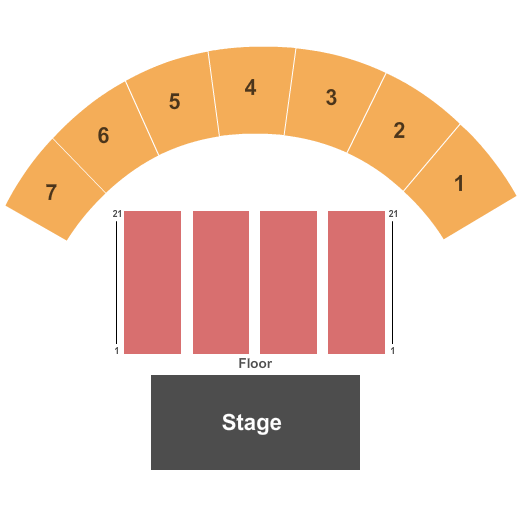pne amphitheatre seating chart