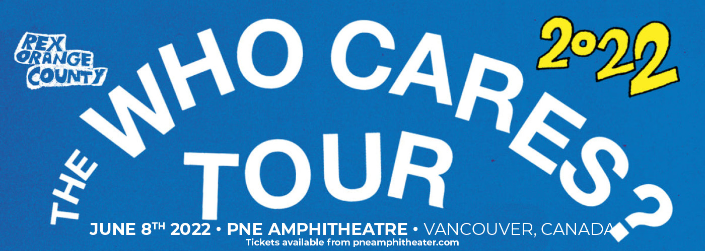 Rex Orange County: The Who Cares? Tour at PNE Amphitheatre