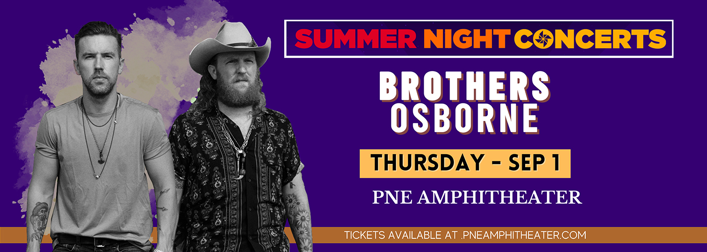 Brothers Osborne at PNE Amphitheatre