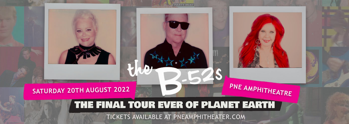 The B-52s at PNE Amphitheatre tickets The B-52s at PNE Amphitheatre