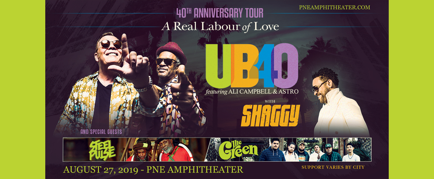 UB40 at PNE Amphitheatre tickets UB40 at PNE Amphitheatre