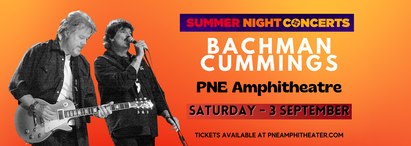 Randy Bachman & Burton Cummings at PNE Amphitheatre tickets Randy Bachman & Burton Cummings at PNE Amphitheatre