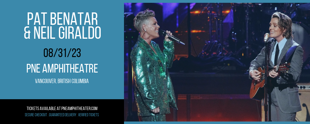 Pat Benatar & Neil Giraldo at PNE Amphitheatre tickets Pat Benatar & Neil Giraldo at PNE Amphitheatre