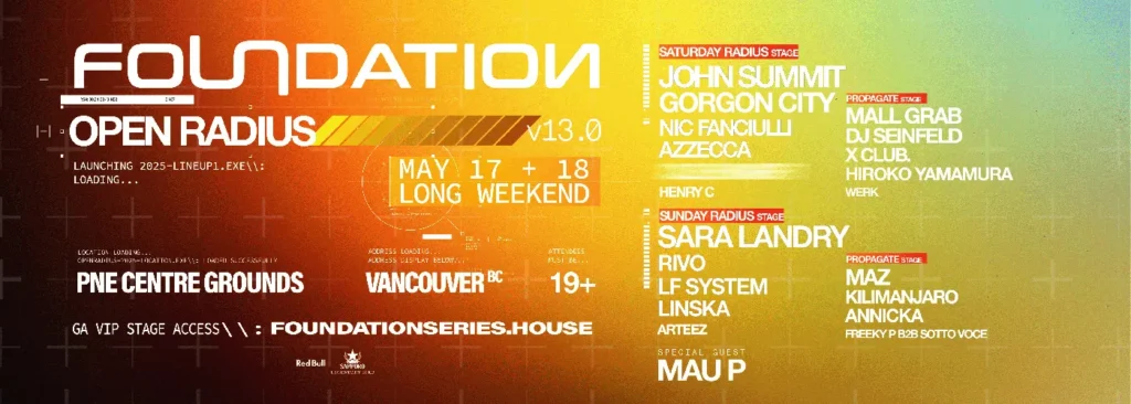 Foundation v13.0 at PNE Amphitheatre